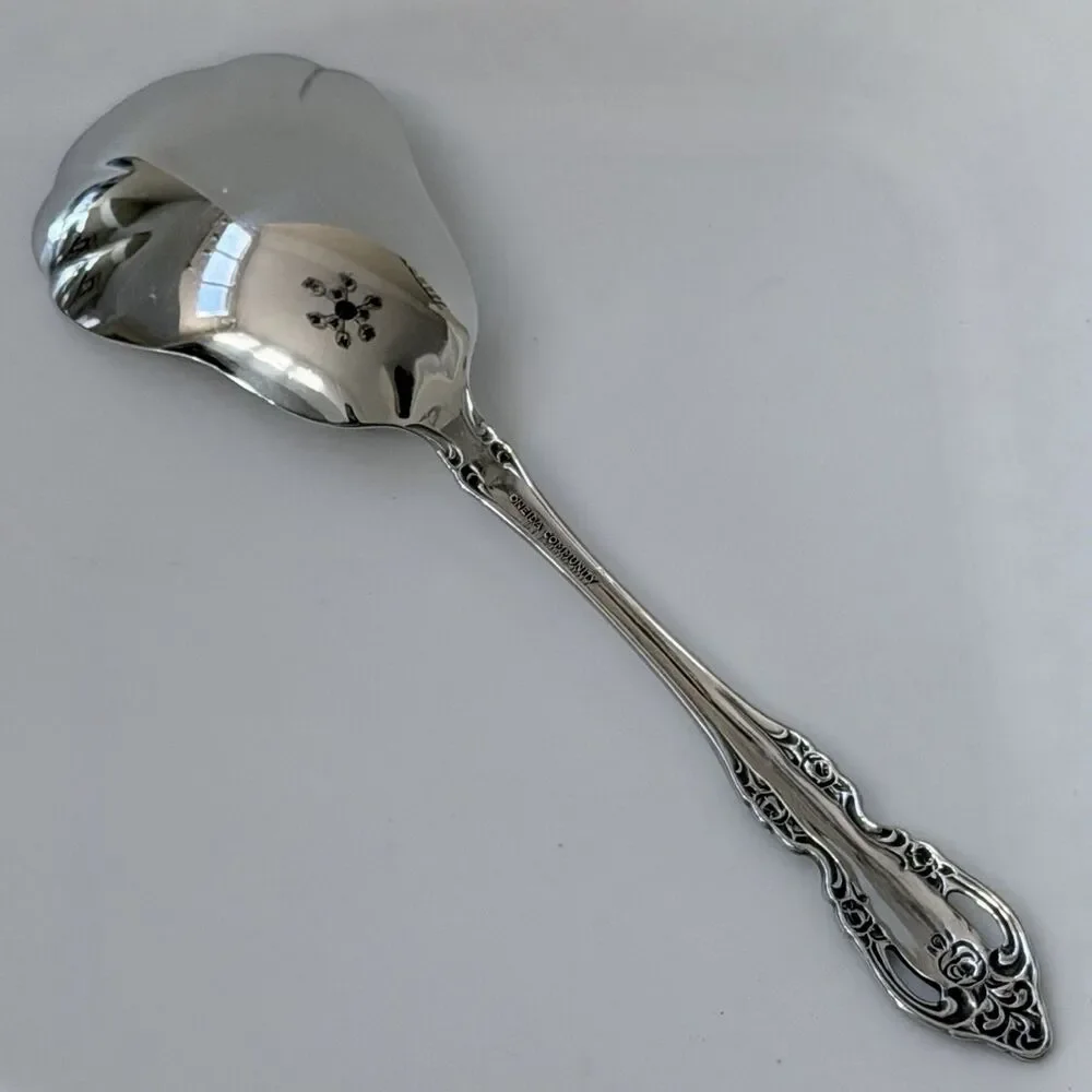6pc Oneida Community Brahms Flatware Hostess Serving Set Stainless Betty Crocke